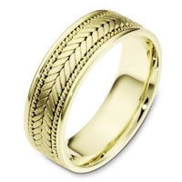 18 kt Hand Made Wedding Ring 