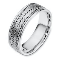 Palladium Hand Made Wedding Ring