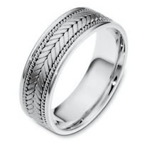 Item # 110071PD - Palladium Hand Made Wedding Ring
