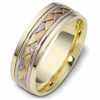 18 kt Hand Made Wedding Band