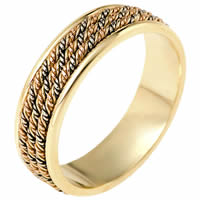 Item # 110151E - Wedding Ring 18 kt Hand Made
