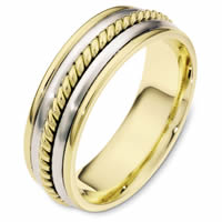 18K Gold, Comfort Fit, 7.0mm Wide Wedding Band