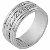 Platinum Comfort Fit, 9.0mm Wide Wedding Band