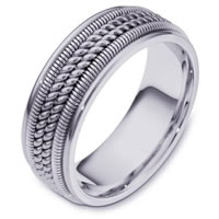 Comfort Fit, 8.0mm Wide Wedding Band