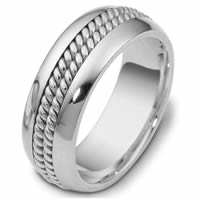 Gold Comfort Fit, 8.0mm Wide Wedding Band