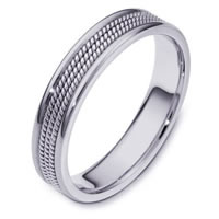 Comfort Fit, 5.0mm Wide Wedding Band