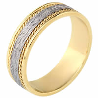 18K Gold Comfort Fit, 7.0mm Wide Wedding Band