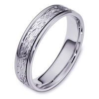 Item # 110581W - 14K White Gold Comfort Fit 5mm Wedding Band