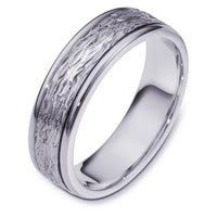 Palladium Comfort Fit, 6.0mm Wide Wedding Band