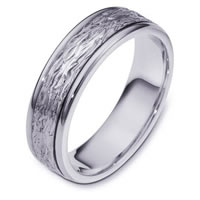 Item # 110591W - 14K White Gold Comfort Fit 6mm Wedding Band