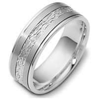 18K Gold Comfort Fit, 7.0mm Wide Wedding Band