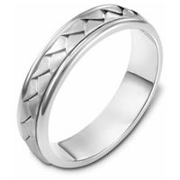 18K Hand Made Wedding Band