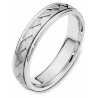 Platinum Hand Made Wedding Band