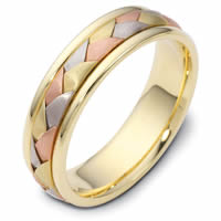 18 kt Hand Made Wedding Ring.