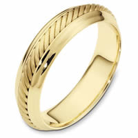 18K Gold Comfort Fit, 4.5mm Wide Wedding Band