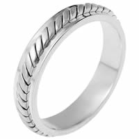 Platinum hand made Comfort Fit, 5.0mm Wide Wedding Ring