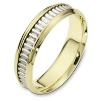 18K Gold Comfort Fit, 6.0mm Wide Wedding Band