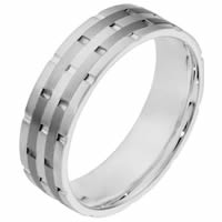 Titanium and Gold Band.