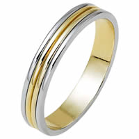 18 kt and Platinum Band