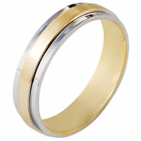 18K Gold Comfort Fit, 5.0mm Wide Wedding Band