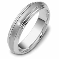 Palladium Comfort Fit, 5.5mm Wide Wedding Band