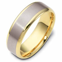 Platinum and 18K Ring