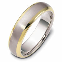 14K Gold Comfort Fit, 6.0mm Wide Wedding Band