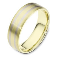 14K Gold Comfort Fit, 6.5mm Wide Wedding Band