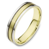 18K Gold Comfort Fit, 4.5mm Wide Wedding Band