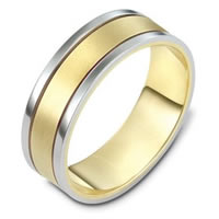18K Gold Comfort Fit, 7.0mm Wide Wedding Band