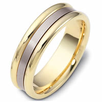 18K Gold Comfort Fit, 6.5mm Wide Wedding Band