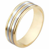 18 kt Hand Made Wedding Band