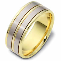 Item # 111531E - 18K Gold Comfort Fit, 8.5mm Wide Wedding Band