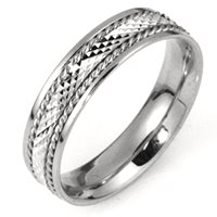 Platinum Comfort Fit, 5.5mm Wide Wedding Band