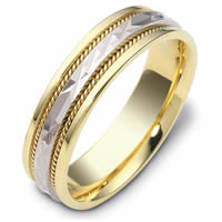 18K Gold Comfort Fit, 6.0mm Wide Wedding Band