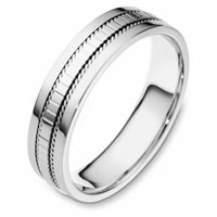 18K Comfort Fit, 5.5mm Wide Wedding Band