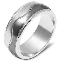 Titanium and Gold Ring.