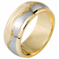 18 kt  and Platinum Wedding Ring.