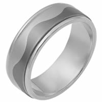 Titanium & Gold Band
