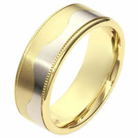 18K and Platinum Wedding Ring.