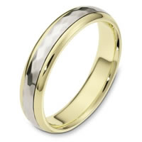 Item # 112601 - 14 K Gold Wedding Ring Rotating Center