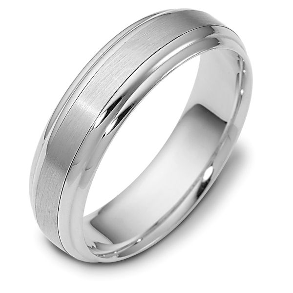 112721PP Platinum Plain Wedding Band