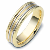 18K Gold Comfort Fit, 6.0mm Wide Wedding Band
