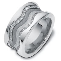 18K Gold Diamond Wedding Band (Over 0.70ct. tw.)