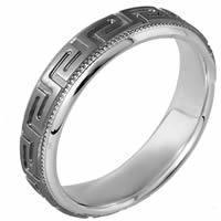 Titanium-Gold 6.0mm Wide, Comfort Fit, Wedding Band