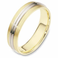 18K Gold 6.0mm Wide, Comfort Fit Wedding Band