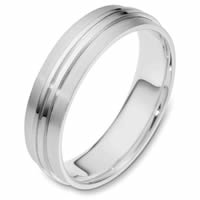 18K Gold 6.0mm Wide, Comfort Fit Wedding Band