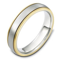 18K Gold Hand Made 5.0mm Wide, Comfort Fit Wedding Band
