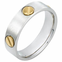 Item # 115171E - 18 kt Gold Wedding Ring