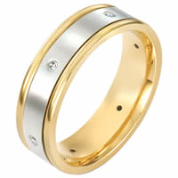 18K Gold Diamond Wedding Ring (0.10ct. tw.)